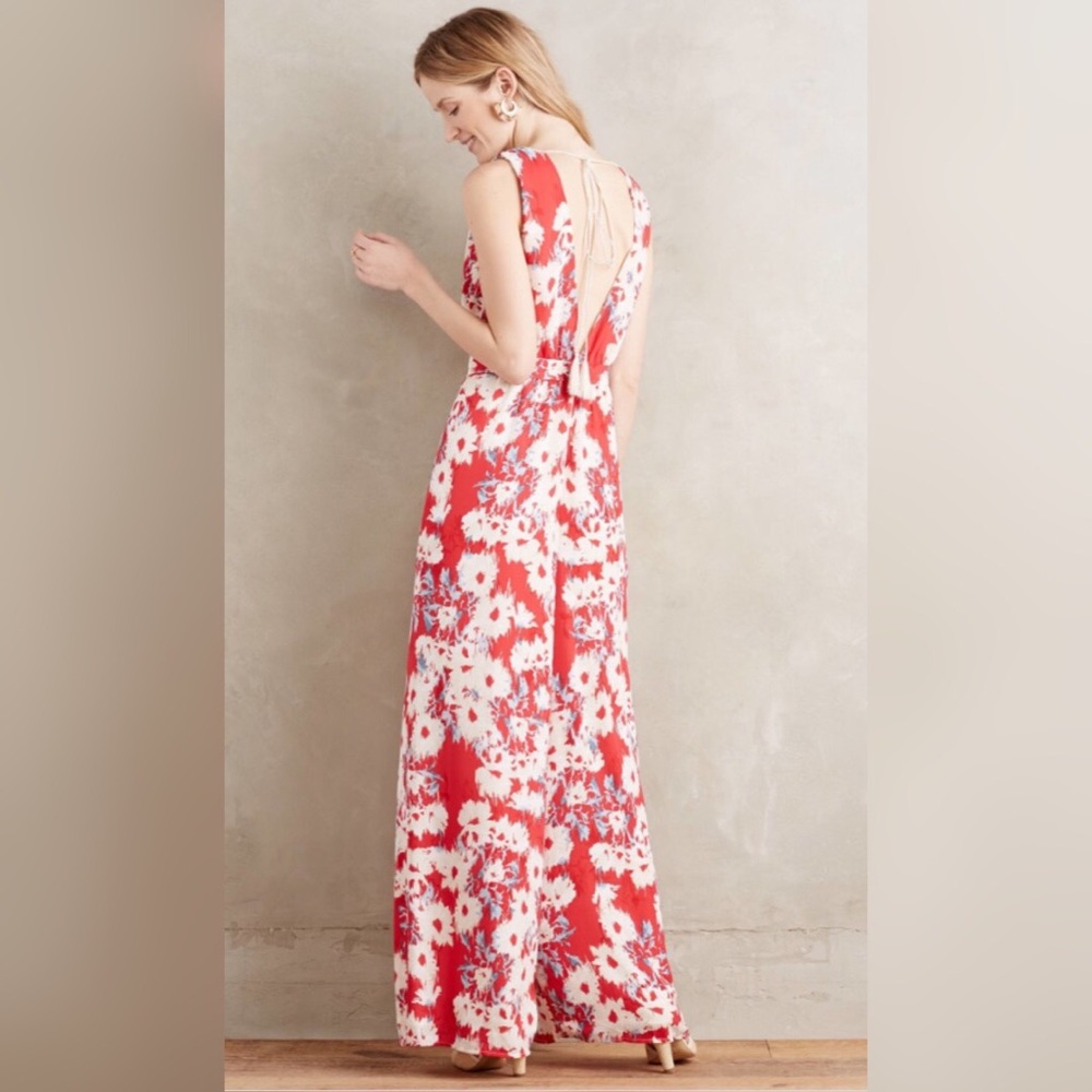 Red Jumpsuit - Anthropologie
